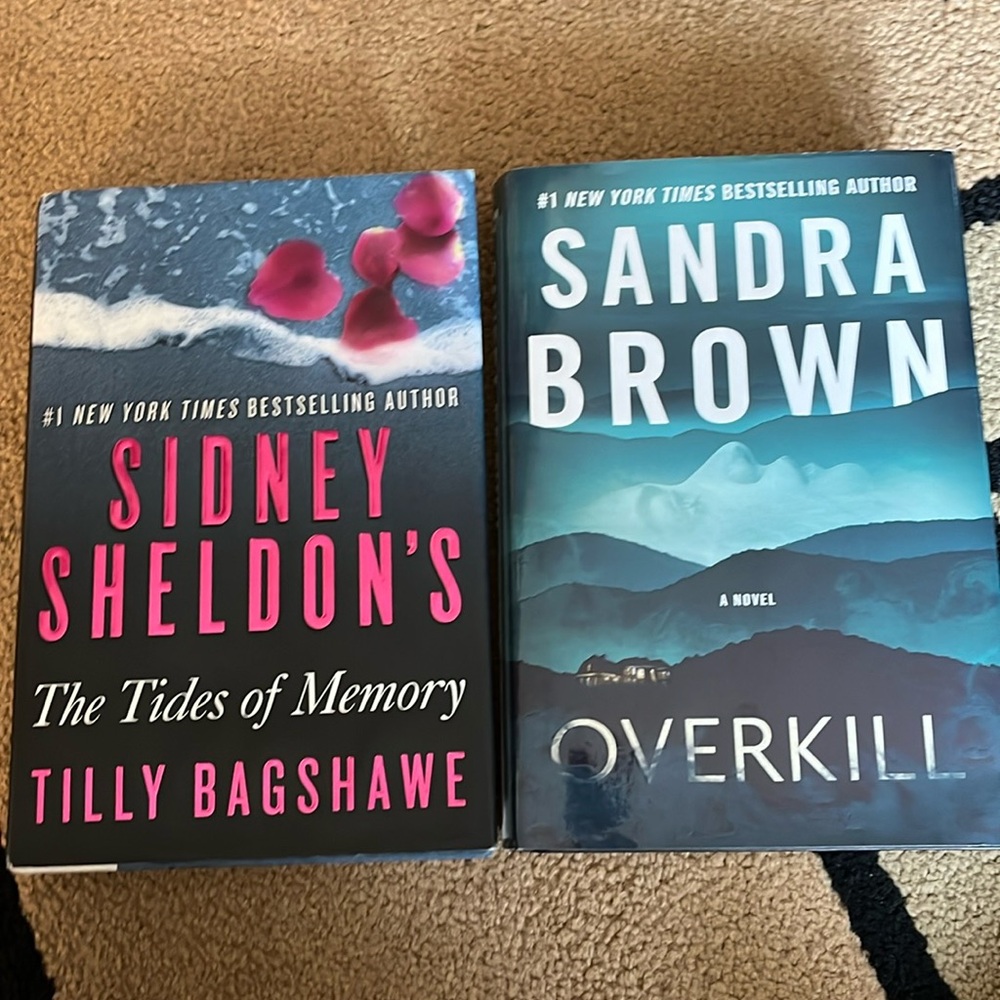 2 hardcover thrillers